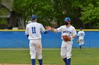 Baseball vs CGA  Wheaton College Baseball vs Coast Guard Academy during game one of the NEWMAC semi-finals playoffs. - (Photo by Keith Nordstrom) : Wheaton, baseball, NEWMAC